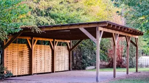 pose de carport Garlan-3